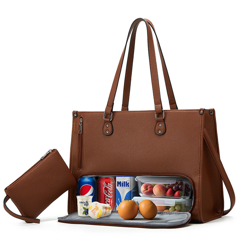 Women's Trendy Large Capacity Portable Multifunctional Computer Women's Shoulder Bag