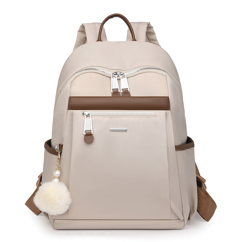 Women's Korean Fashionable Simple Nylon Canvas Women's Backpack