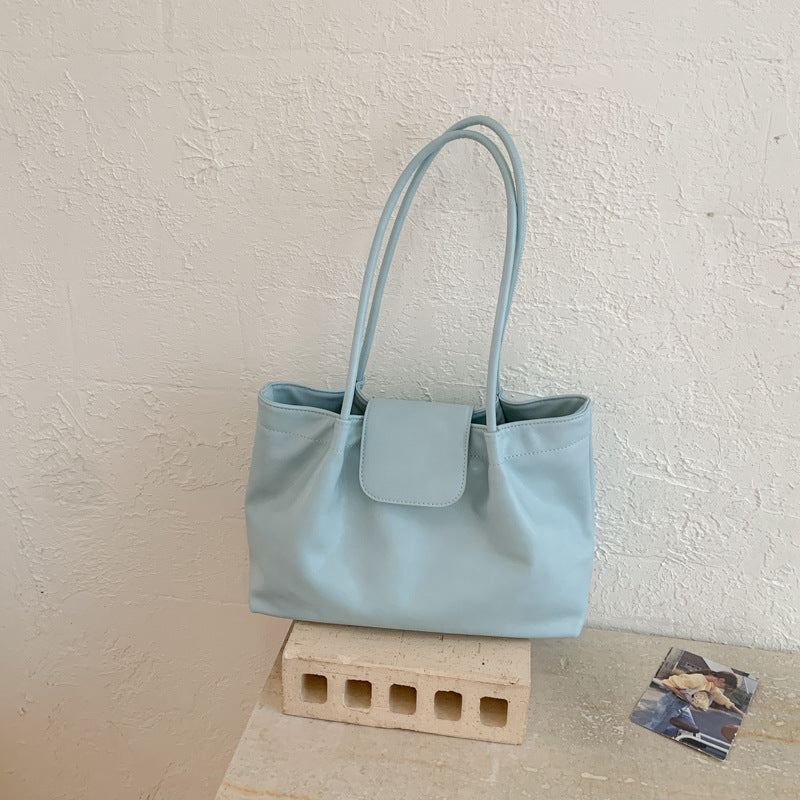 Women's Textured Commuter Underarm Spring Large Capacity Retro Women's Shoulder Bag