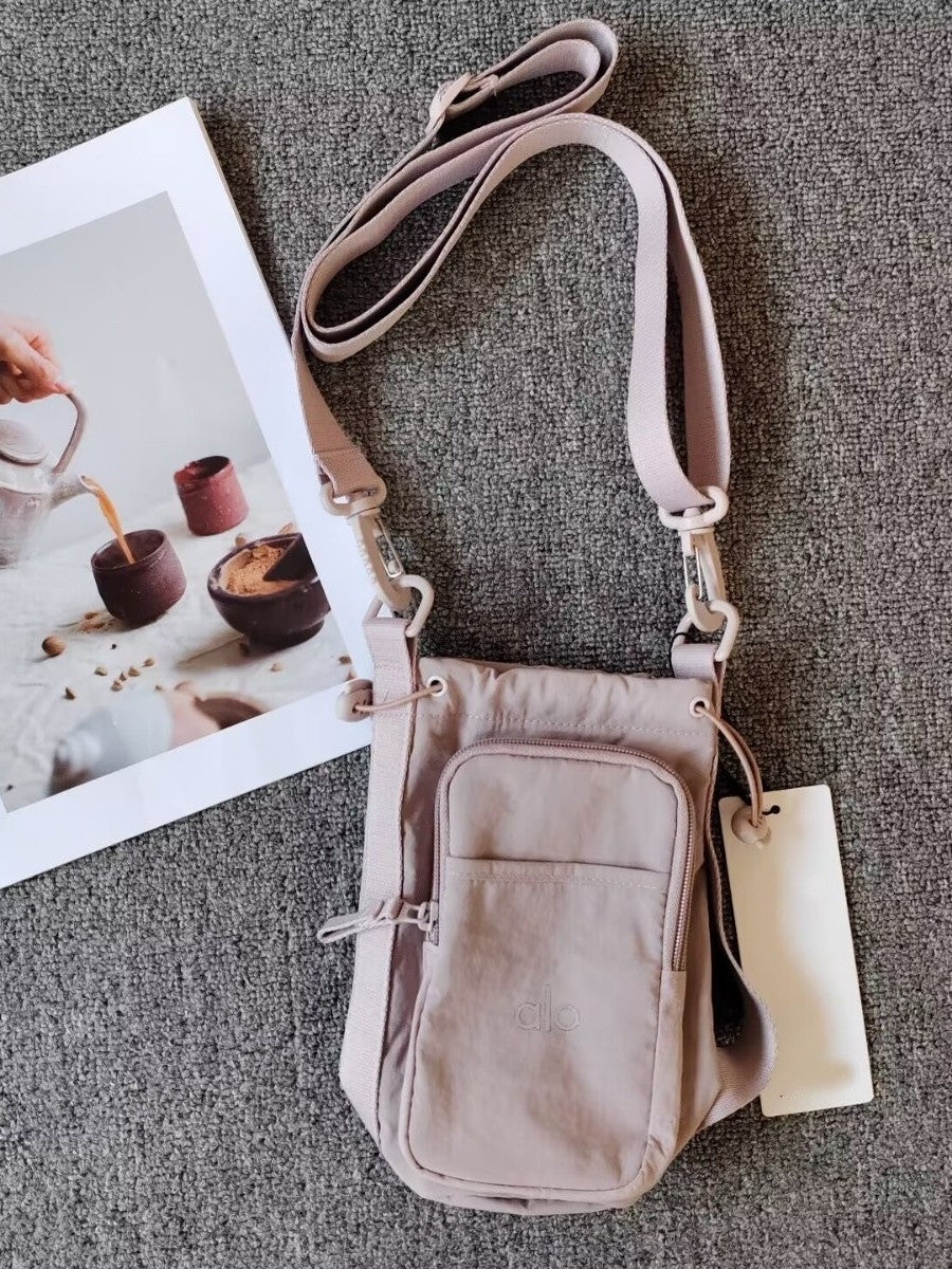 Women's Solid Color Multifunctional Fitness Kettle Fashion Mobile Phone Bag