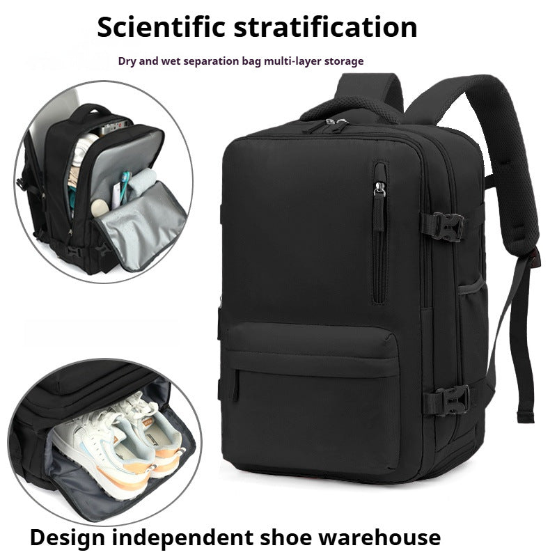 Unisex Boarding Machine Commute Large Capacity Business Backpack