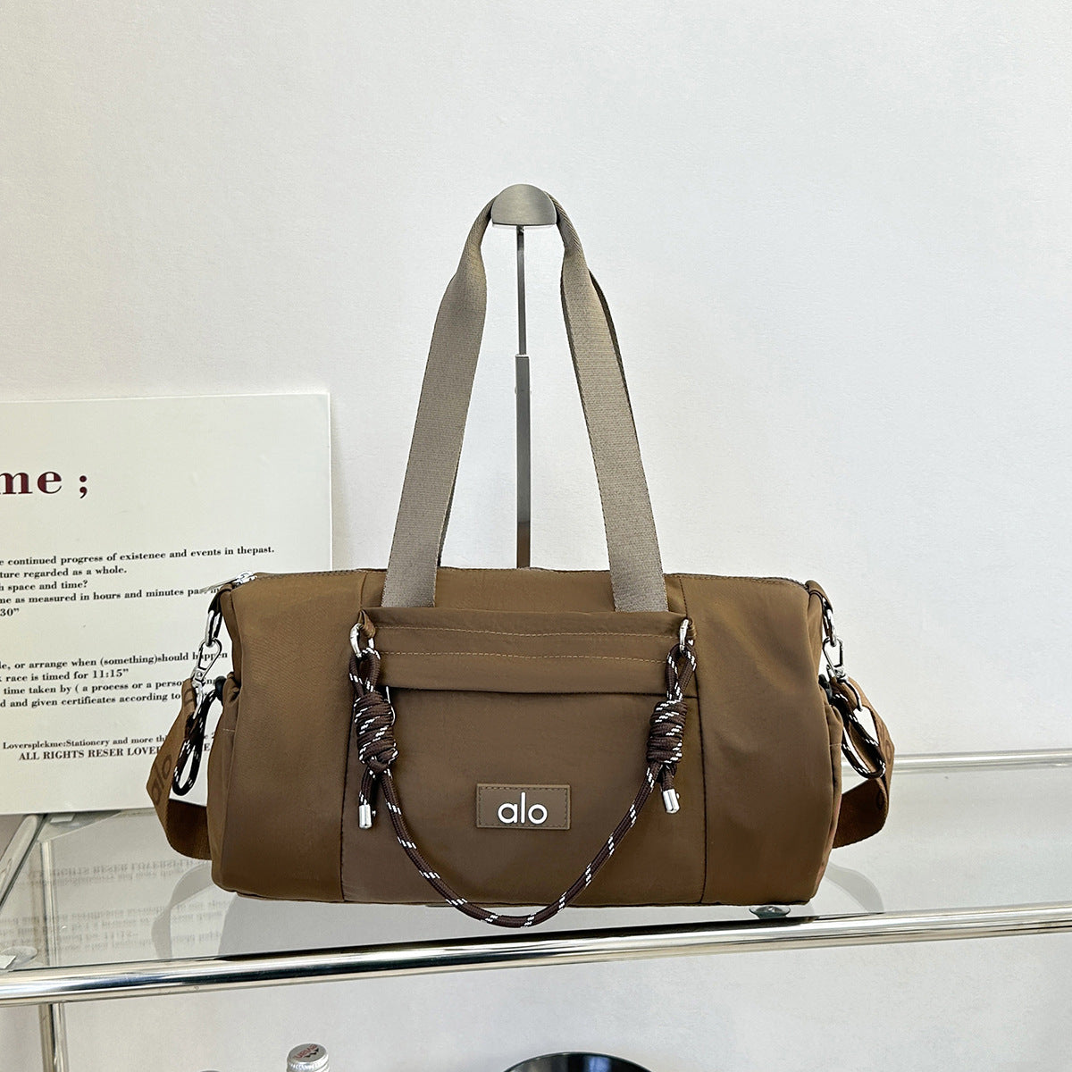 Women's Stylish Versatile Shopping Fitness Personality Handbags