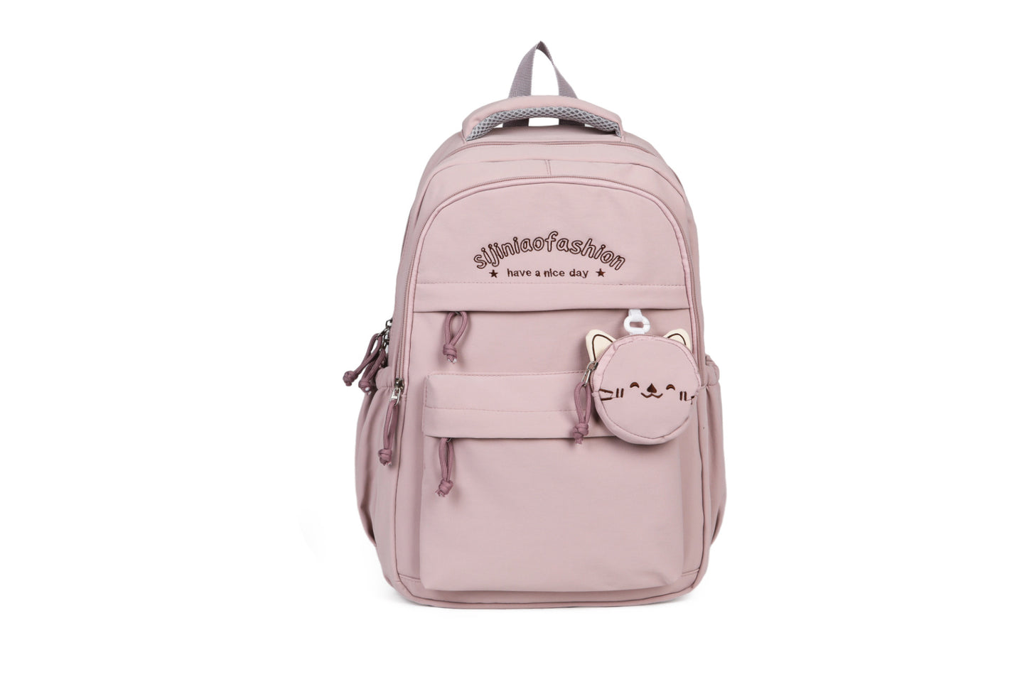 Junior's Female College Solid Color Large Capacity Class Women's Backpack