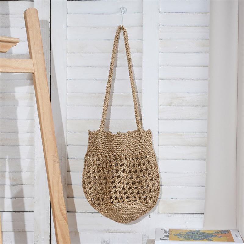Hand-woven Korean Style Fashion Hollow Design Woven Bags