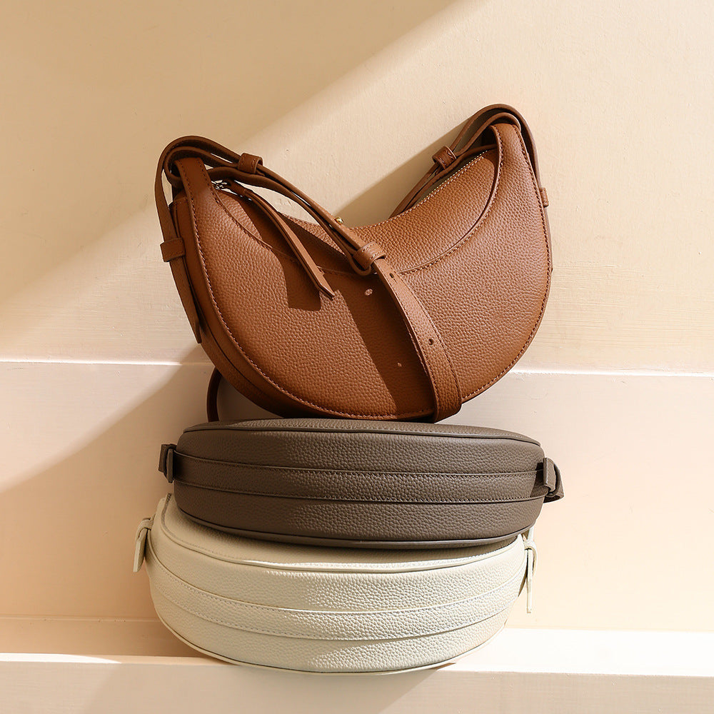 Selenodont High Quality Genuine Leather Niche Underarm Women's Messenger Bag