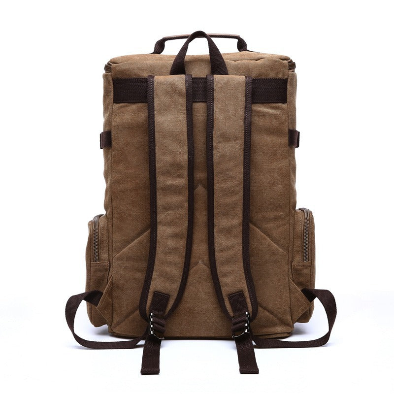 Glamorous Retro Canvas Large Capacity Durable Backpacks
