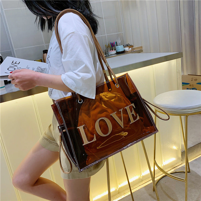 Letter Everyday Joker Large Capacity Commuter Tote Bags
