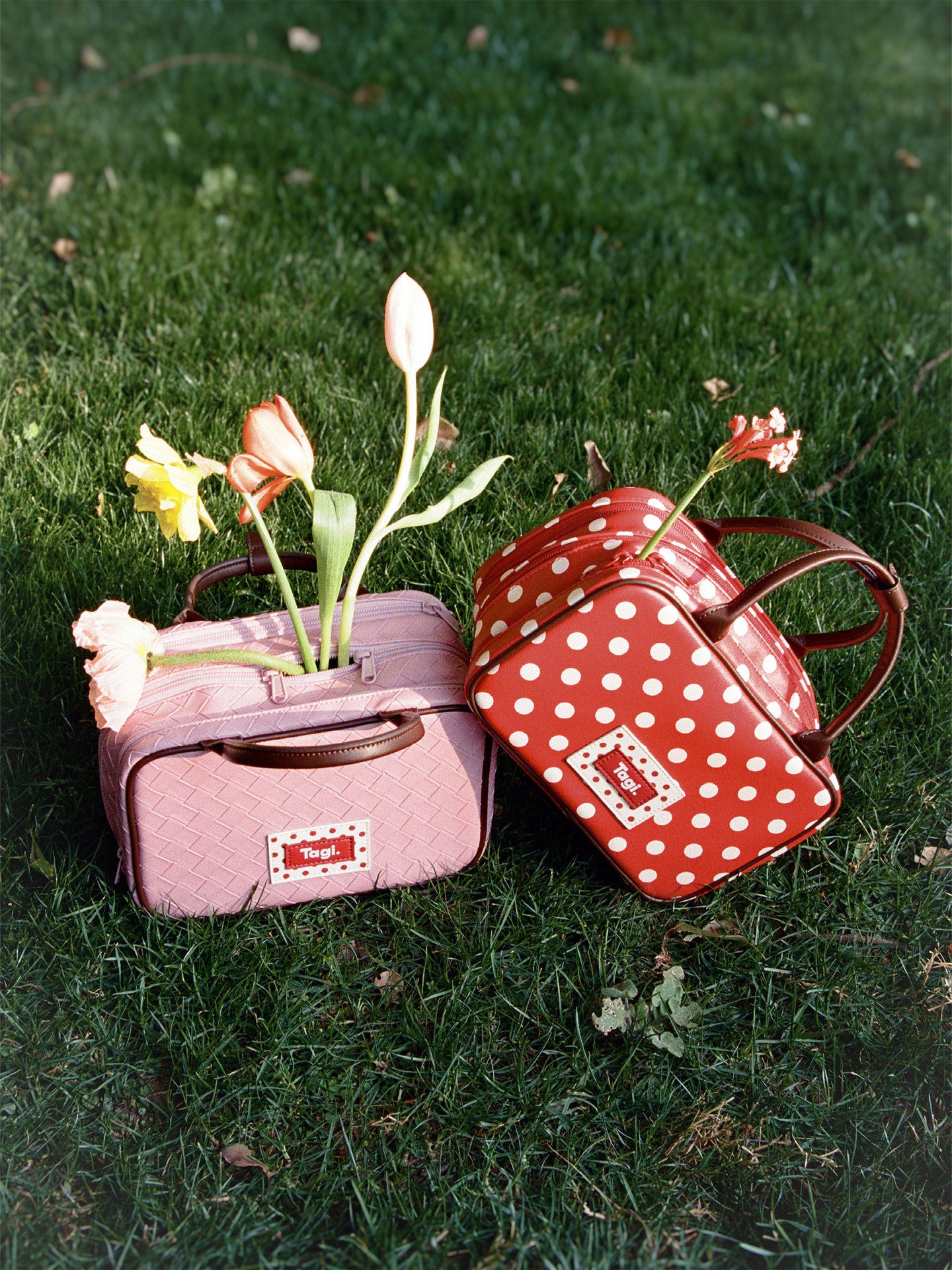Picnic Bowling Storage Polka Dot Leopard Women's Handbag