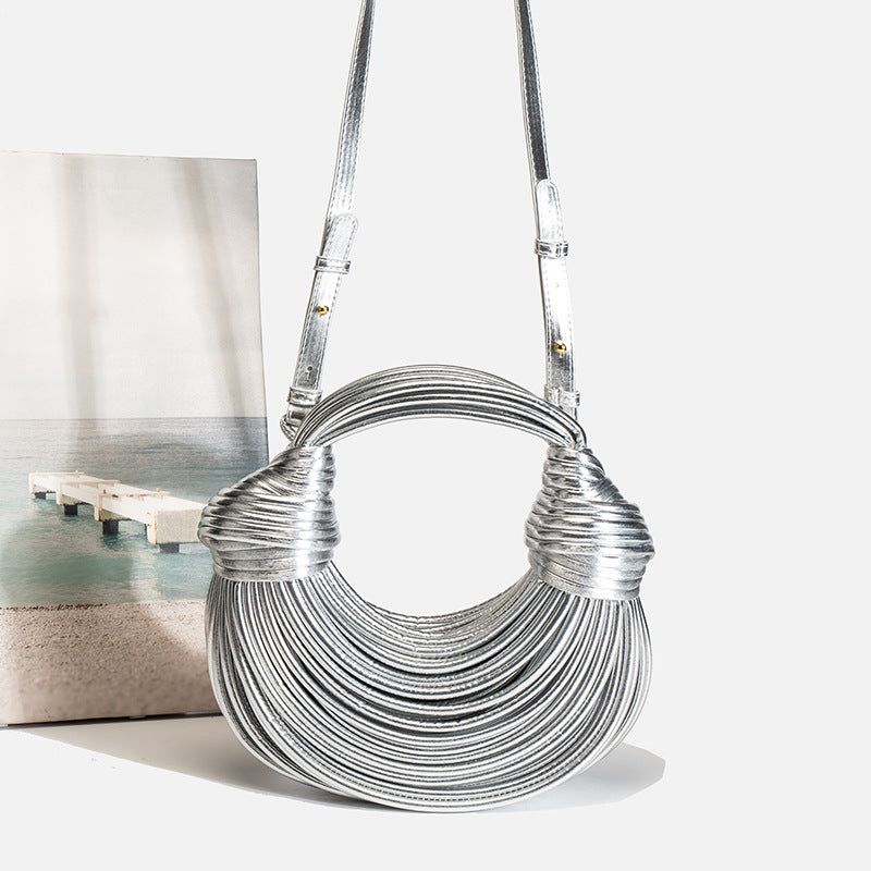 Women's Summer Niche Fashion Creative Personalized Trend Woven Women's Handbag