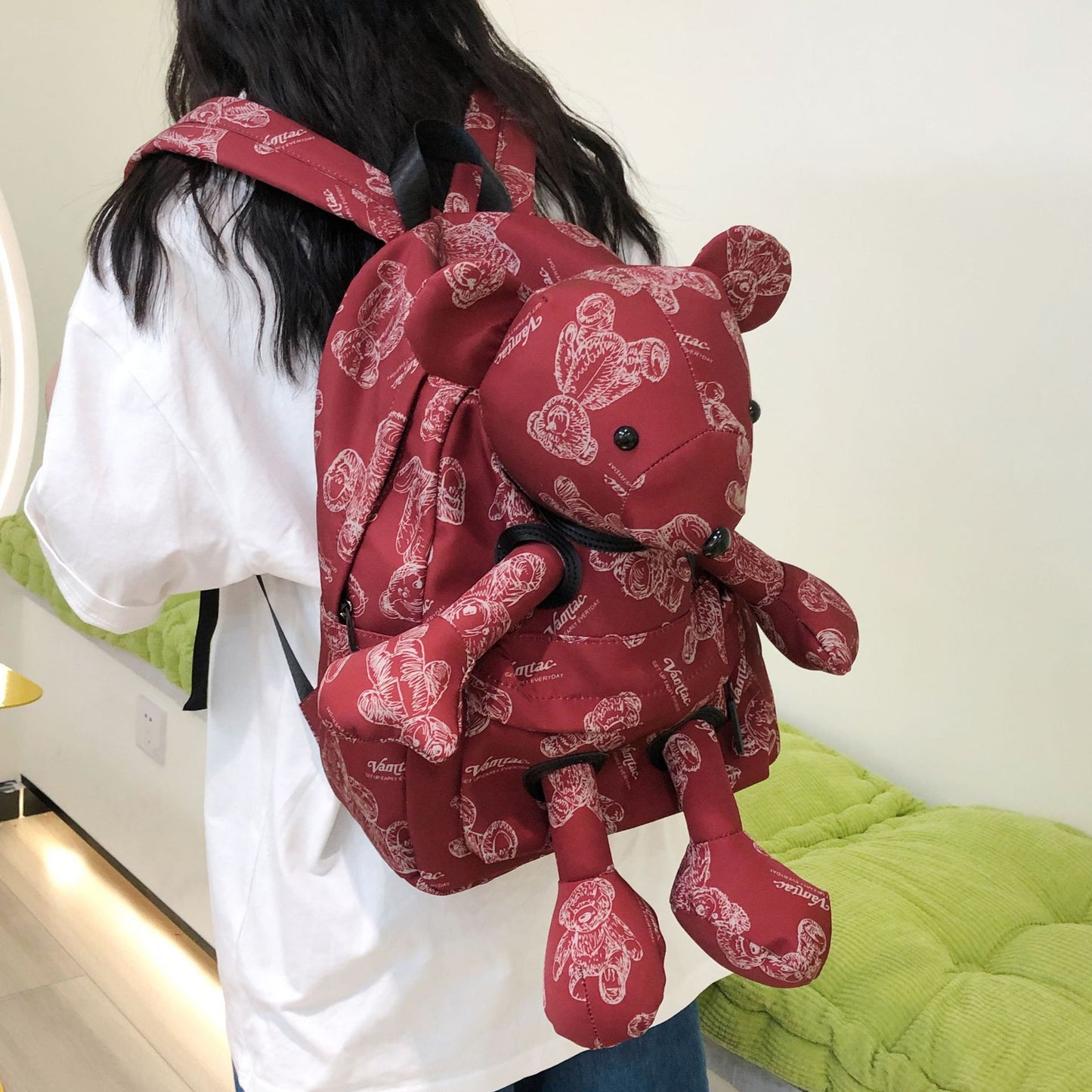 Bear Doll Spine Protection Burden Reduction Leisure Backpack