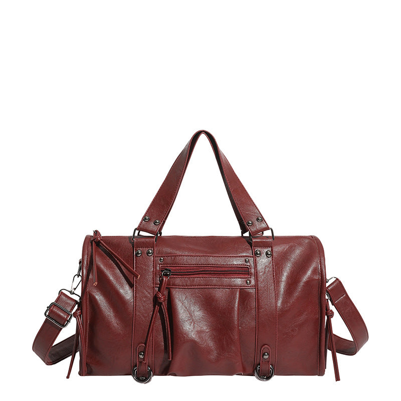 Large Capacity Commuter Female Winter Personality Trendy Tote Bag