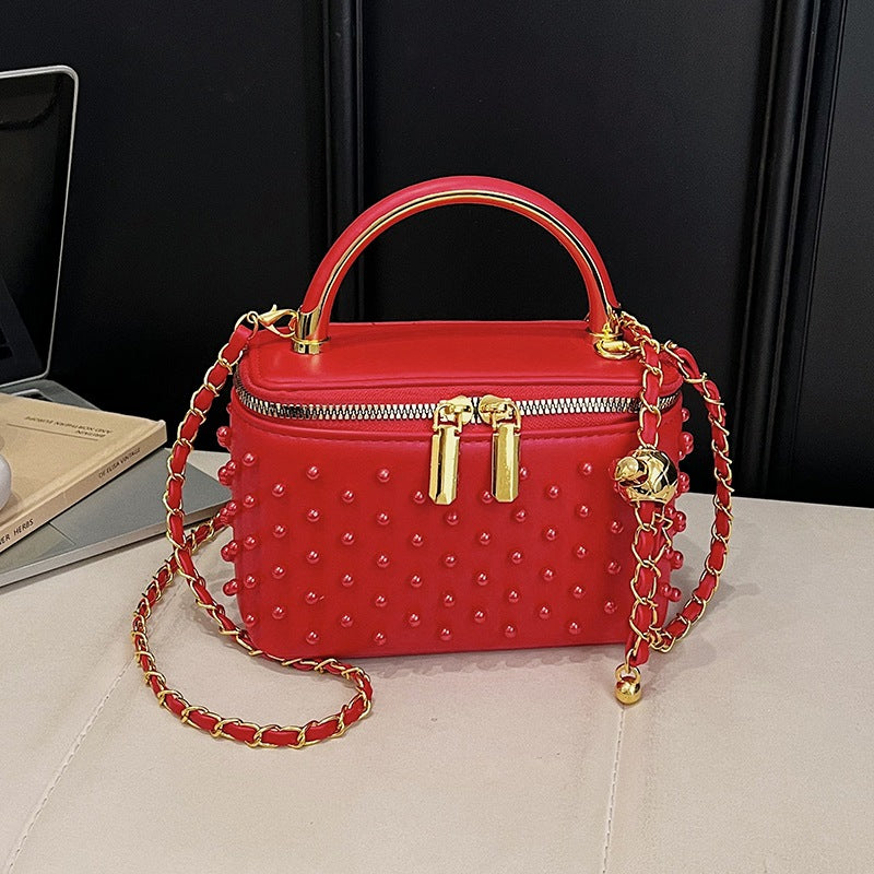 Commuter Trendy Box Fashionable Western Style Women's Messenger Bag