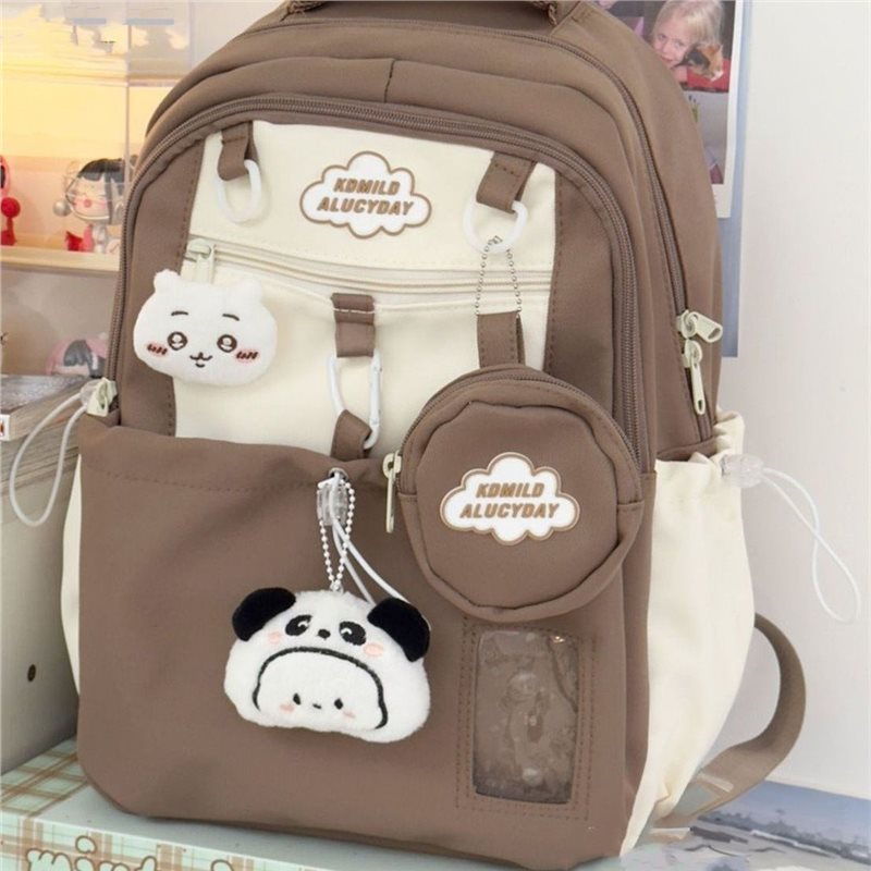 Cute Junior High Large Capacity Korean Style Leisure Backpack