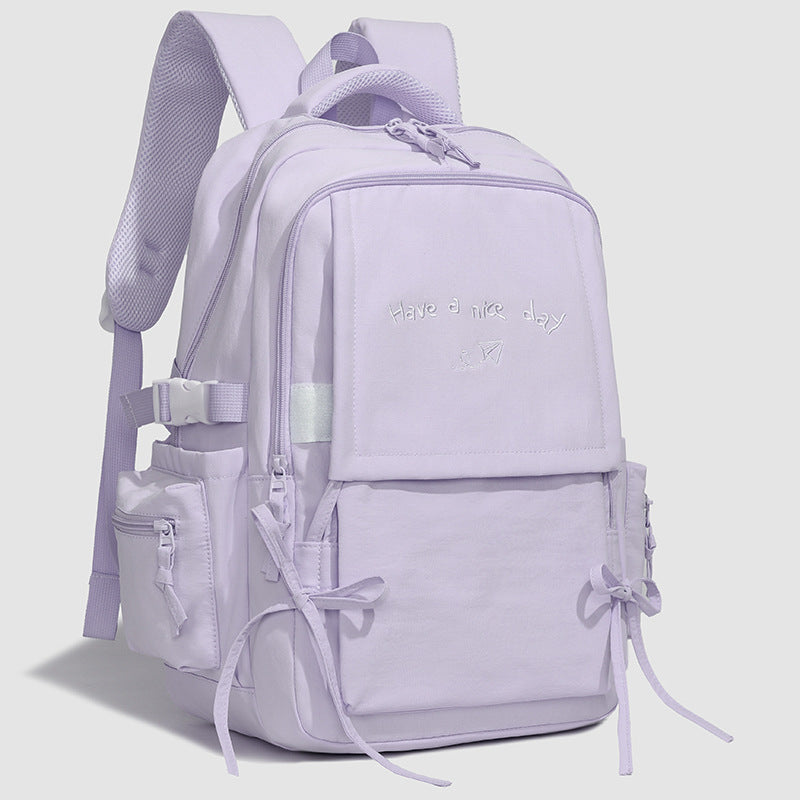 New Simple High College Large Capacity Backpacks