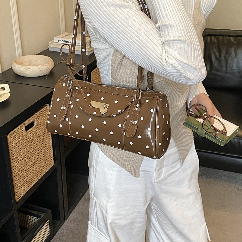 Women's Fashion Dot Korean Style Commuter Boston Bags