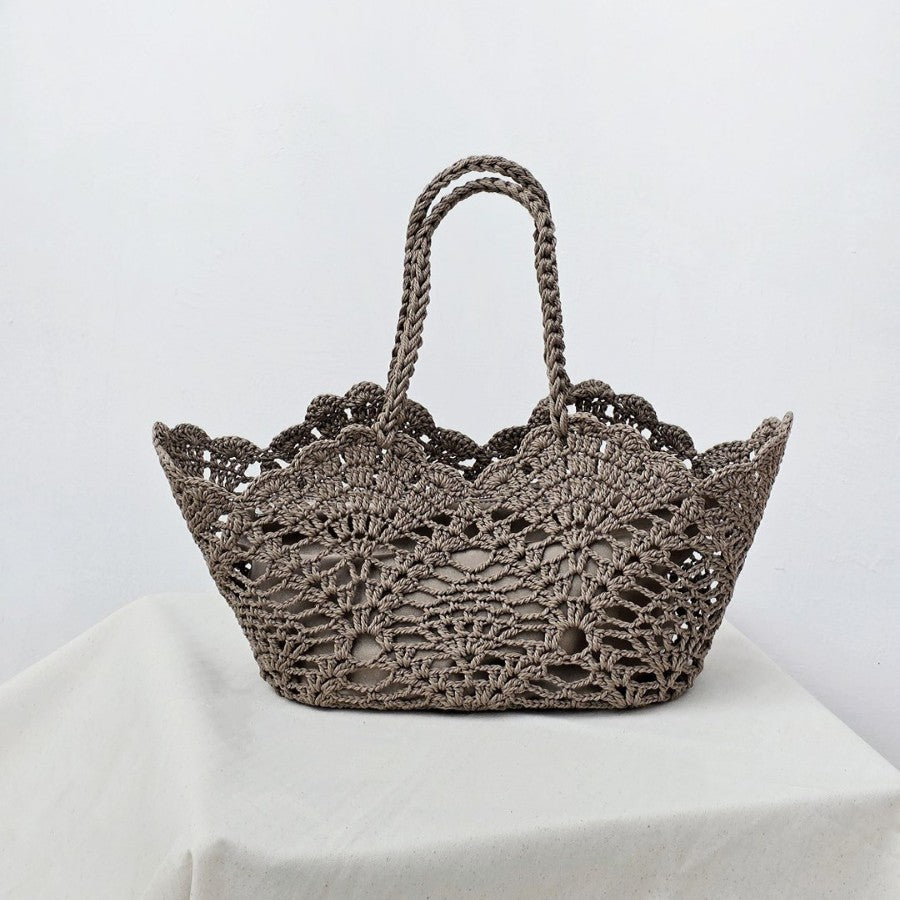 Hand-woven Vacation Style Advanced Fresh Vegetable Women's Handbag