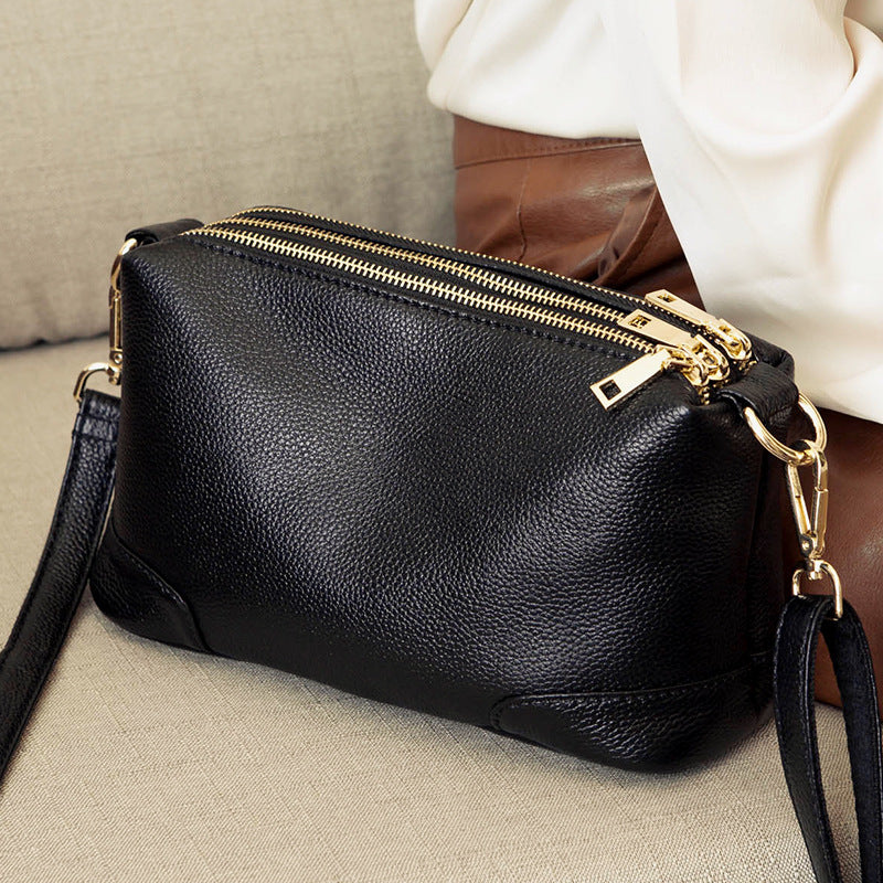 Women's Winter Genuine Leather Tassel Fashion Women's Handbag