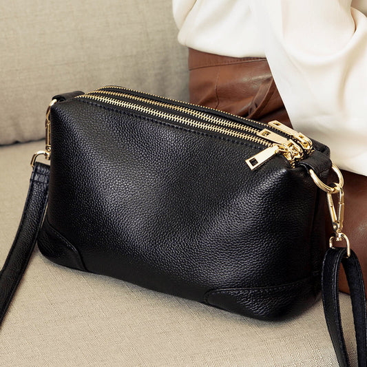 Women's Winter Genuine Leather Tassel Fashion Women's Handbag