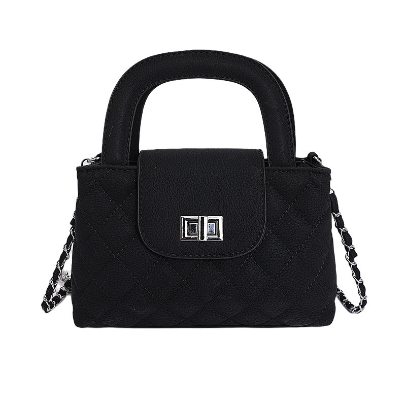 Women's Rhombus Chain Portable Exquisite Versatile Women's Messenger Bag