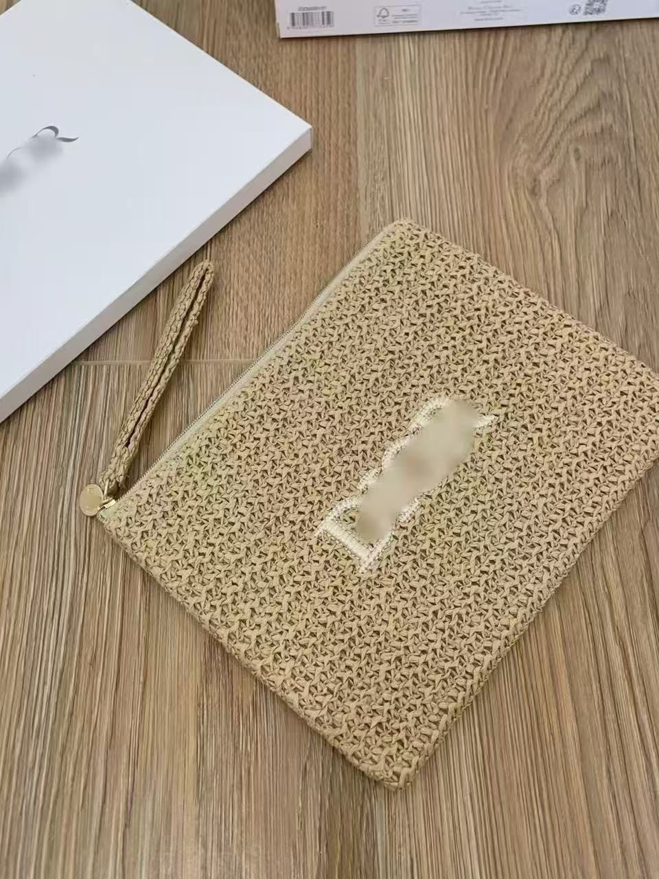 Summer Gift Straw Vacation Style Storage Bags