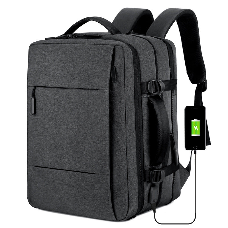 Men's Business Printed High-grade Large Capacity Computer Leisure Backpack