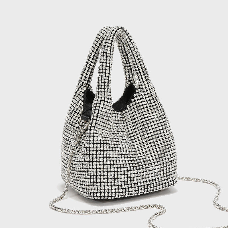 Women's Dinner Fashion Chain Diamond Full Portable Bags