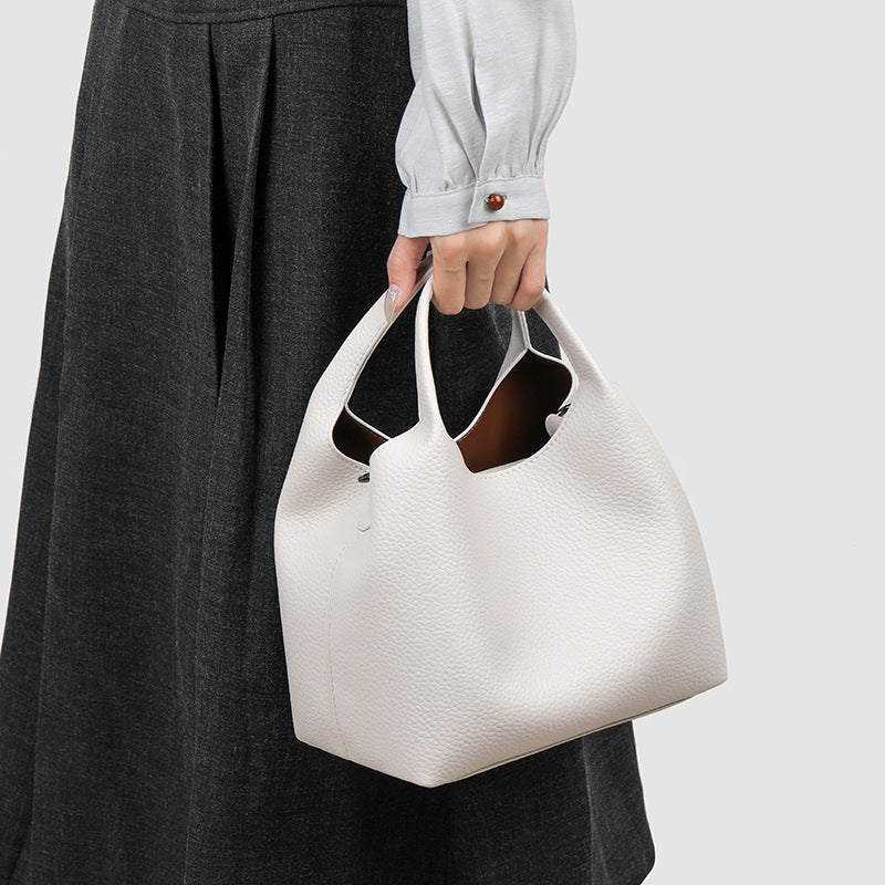 Fashion Commuter Retro Minority Advanced Texture Soft Women's Handbag