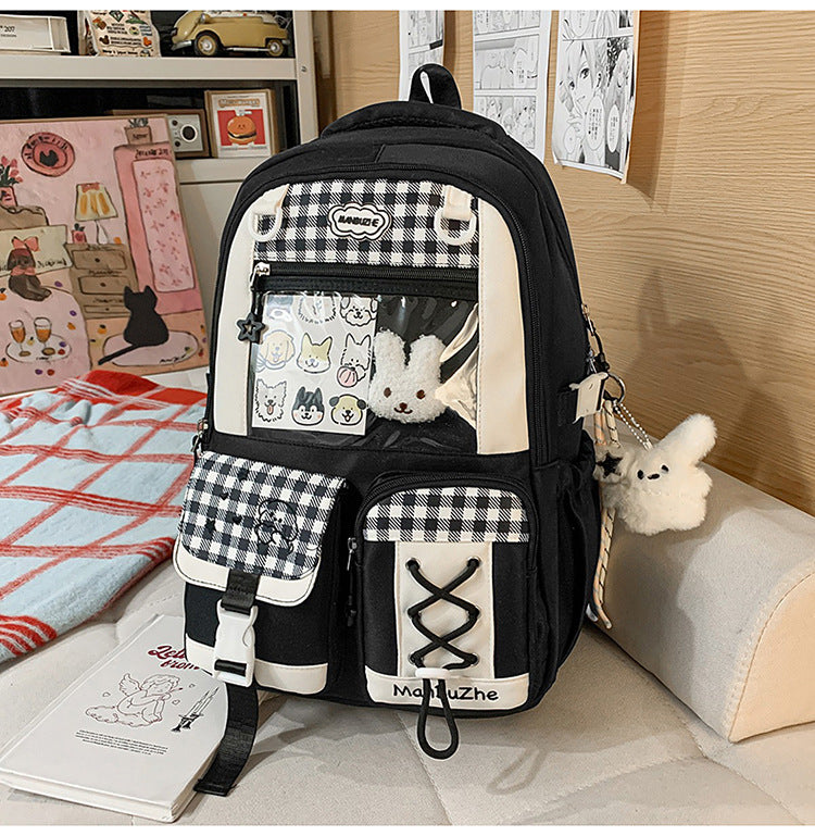Cute Cartoon Style College Junior Lightweight Large Backpacks