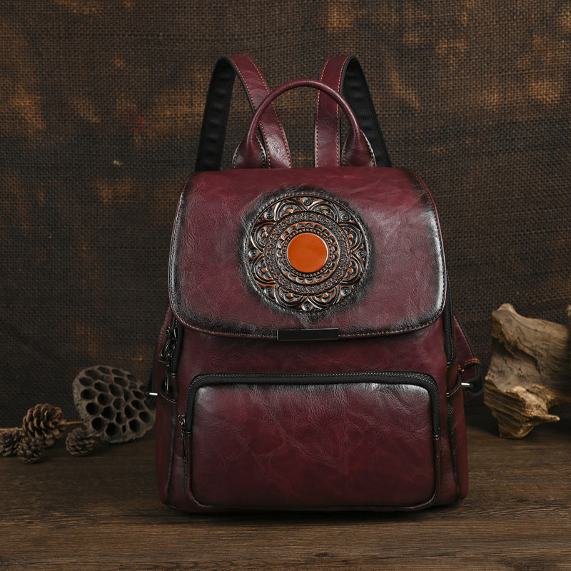 Attractive Women's Fashion Artistic Large Capacity Women's Backpack