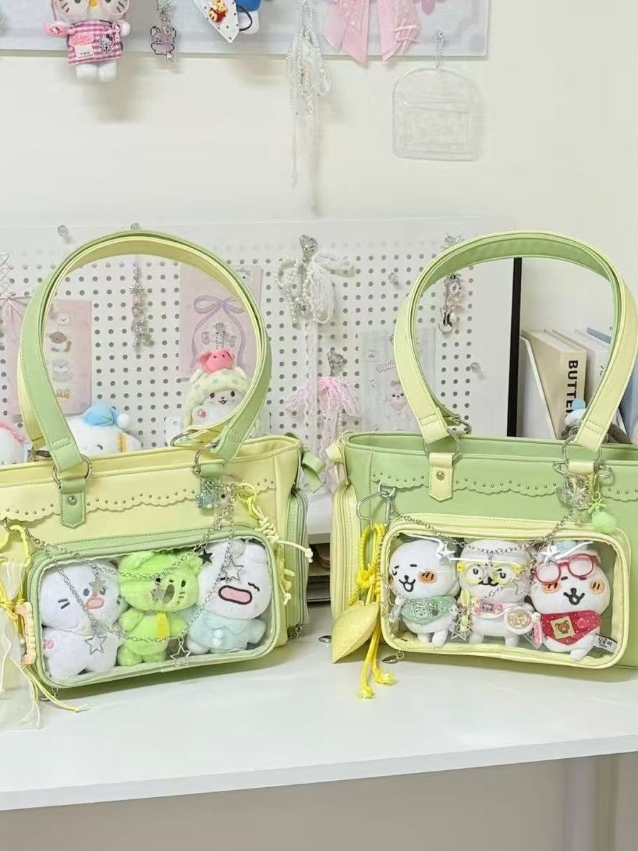 Pink Blue Couple Cartoon Concert Collection Women's Backpack