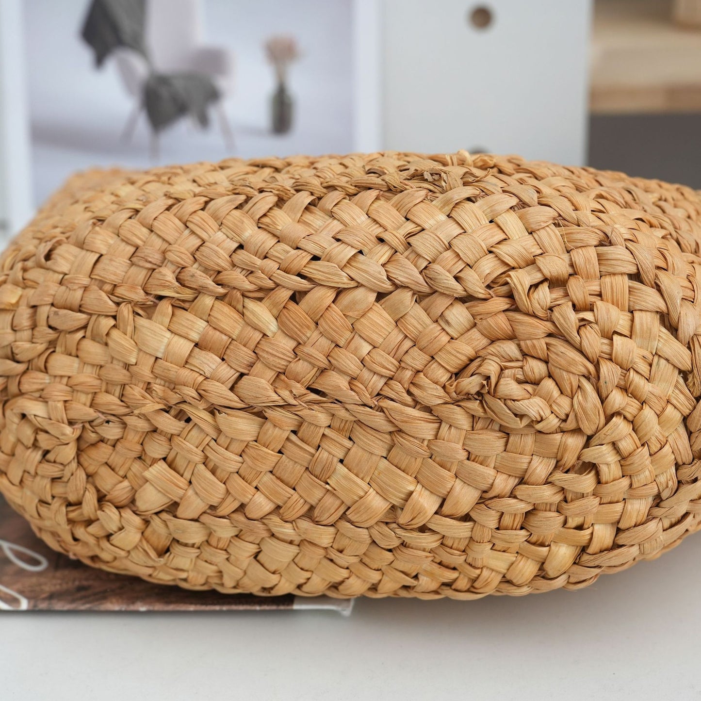 Straw Vacation Summer Connector Versatile Style Women's Handbag