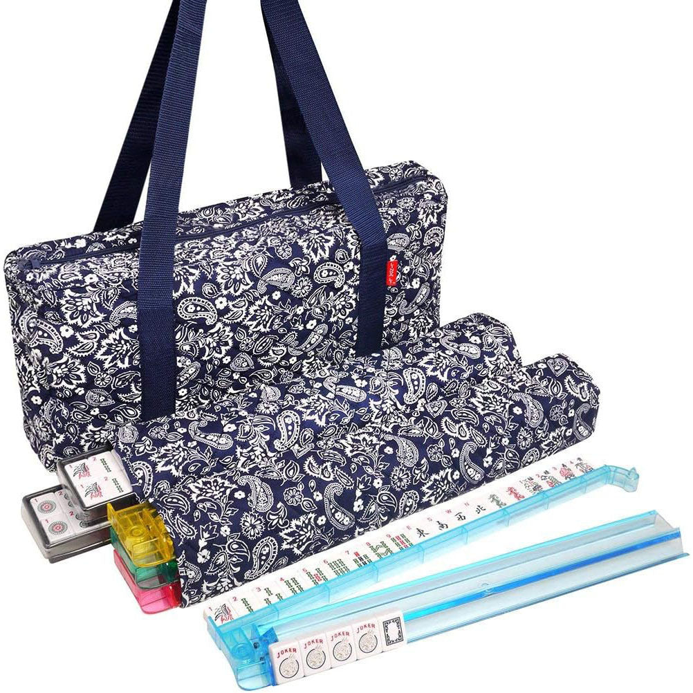 Mahjong Set Large Capacity Portable Toiletry Folding Bags