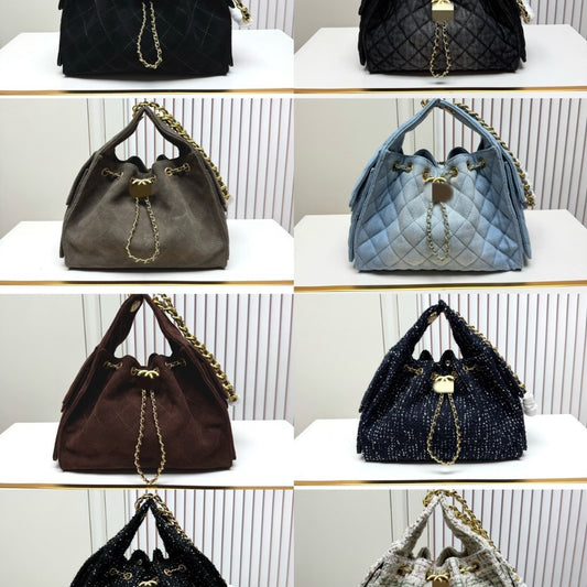 Women's Style Chain Commute Design Diamond Plaid Bags
