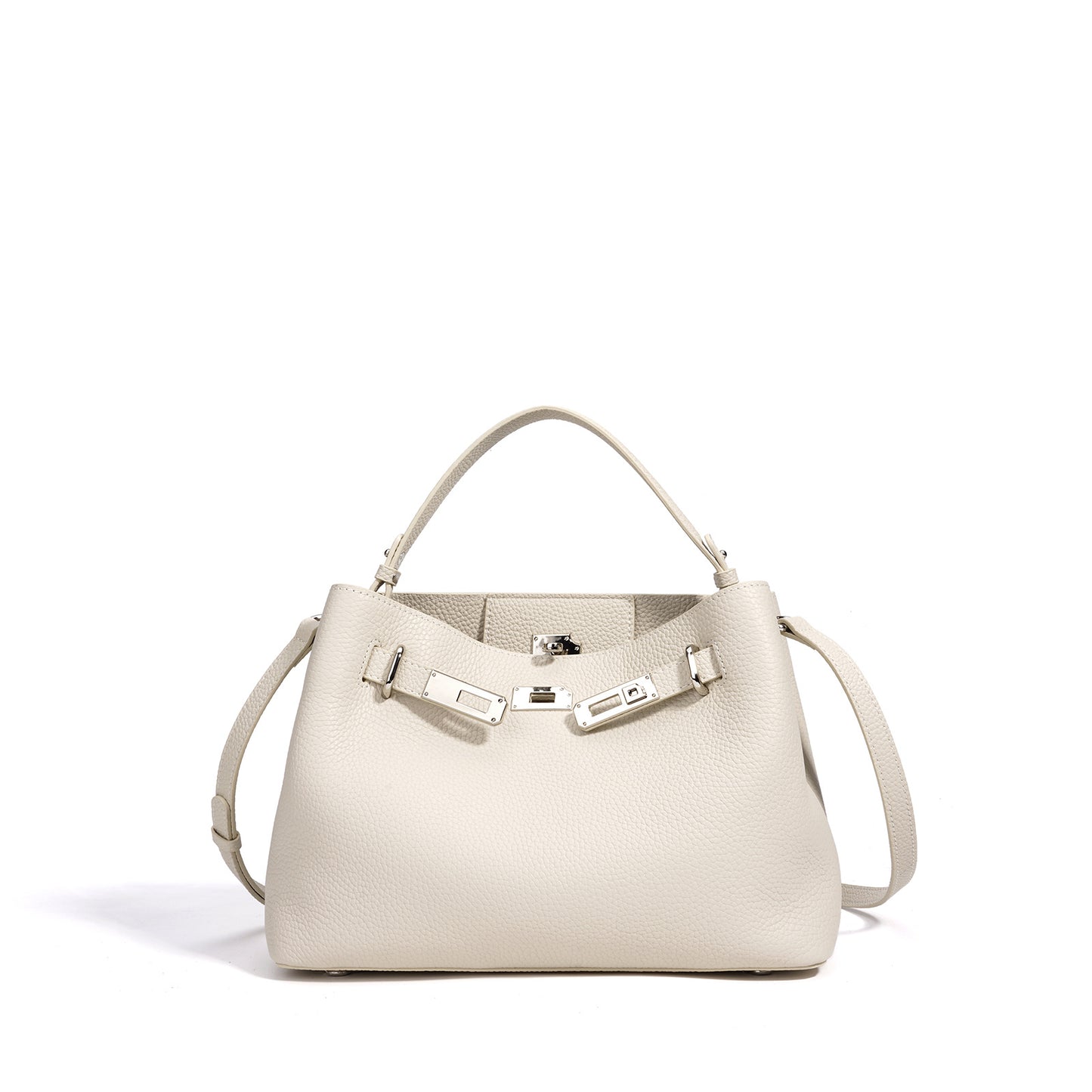 First Layer Cowhide Kelly Genuine Leather Women's Handbag