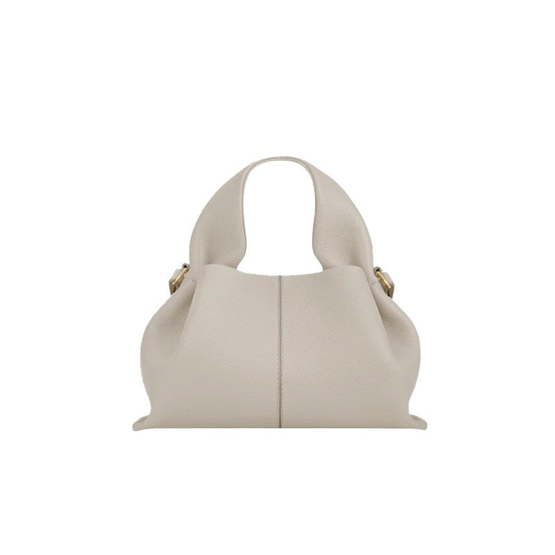 Women's Niche Dumpling French Retro High-grade Portable Women's Messenger Bag