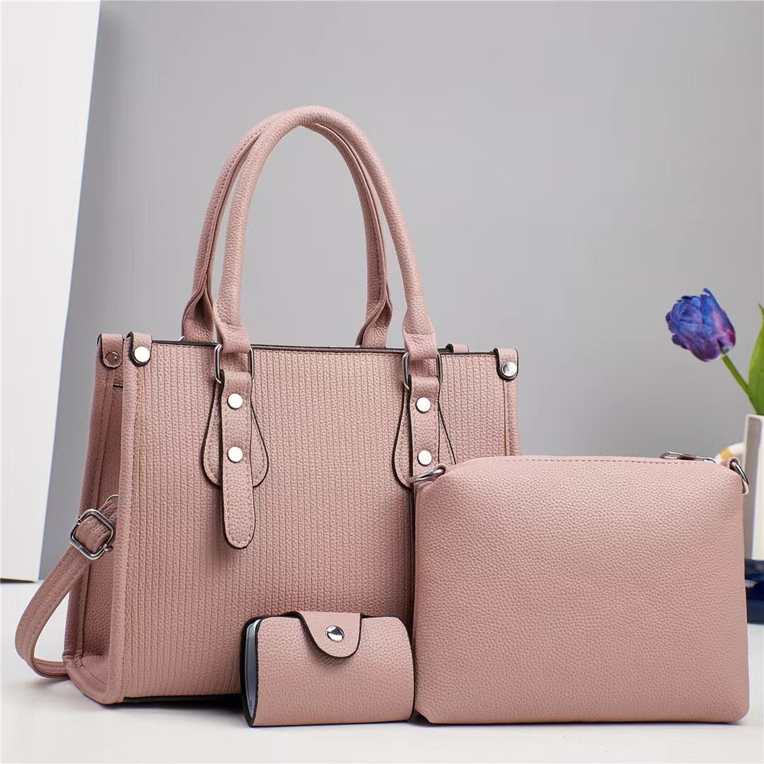 Women's Three-piece Set Mother Portable Large Capacity Tote Bag