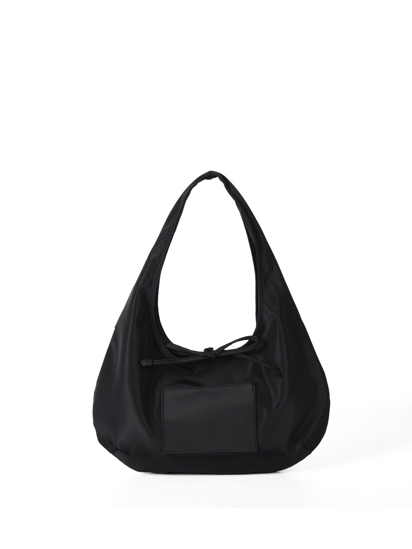 Women's Simple Lightweight Bow Korean Nylon Portable Underarm Bag