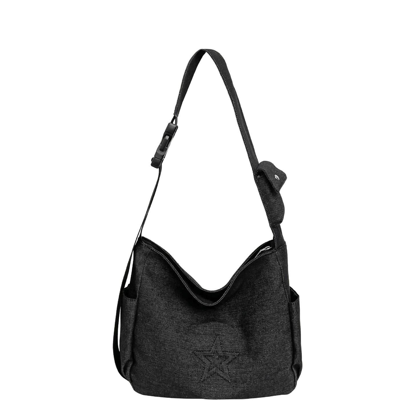 Slouchy Women's Fashion Versatile Washed-out Vintage Handbags