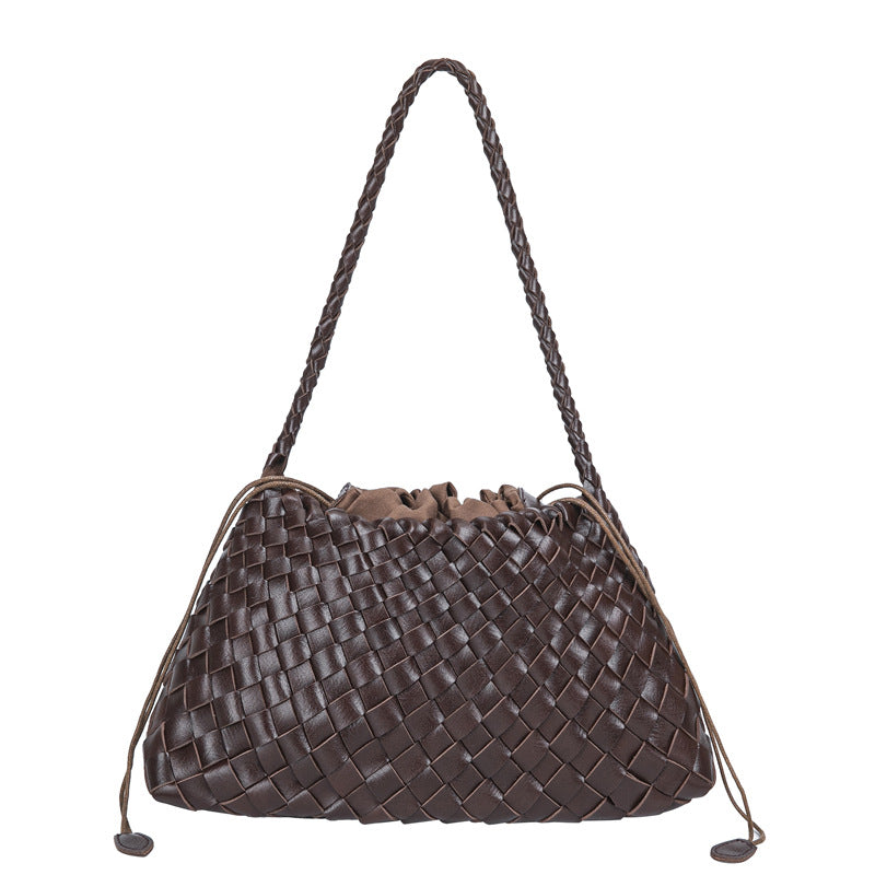 Women's Boat Fashion Hand-woven Retro Son Mother Bags