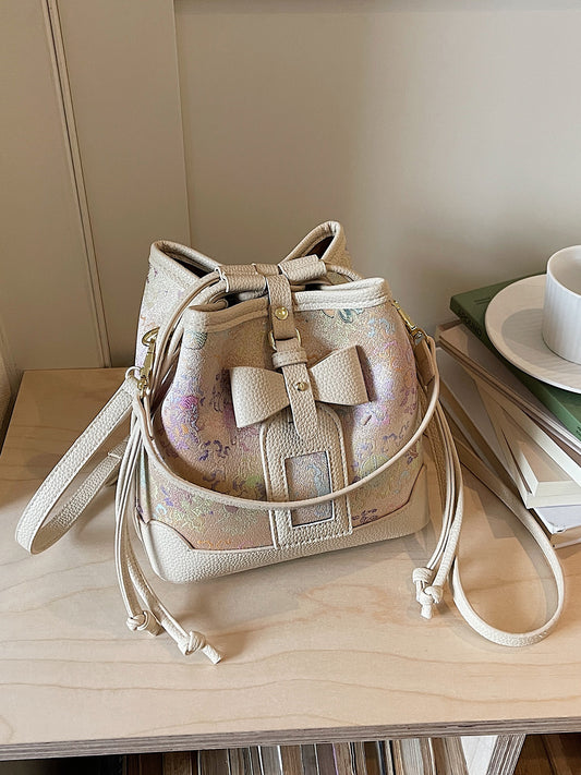 Women's Unique Super Popular Niche Printed Fashion Bucket Bags