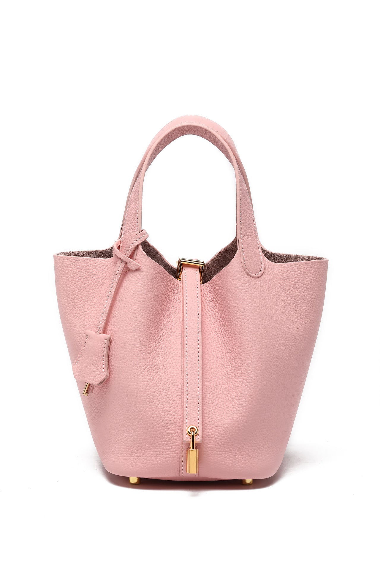 Women's Quality Light Luxury Minority First Layer Bucket Bags