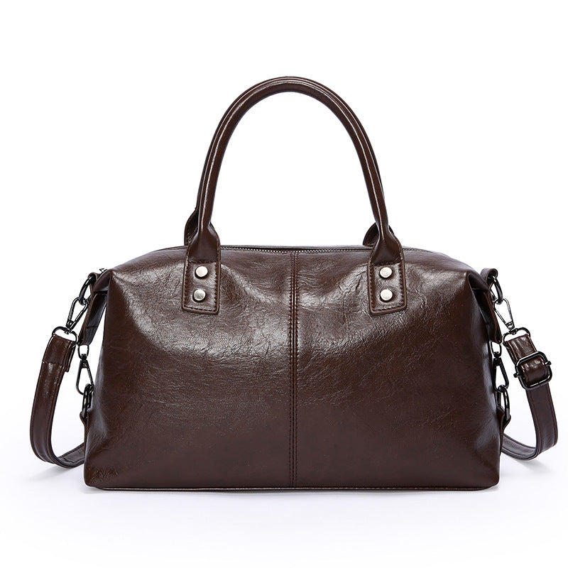 Women's Large Capacity Mom Boston Portable Commuter Women's Handbag