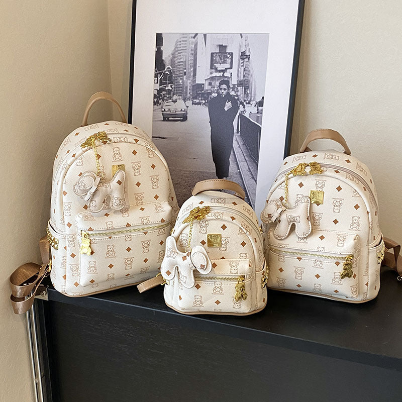 Women's & Men's Printed Niche High Sense Commute Leisure Backpack