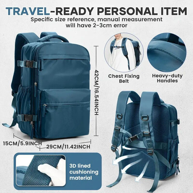 Unisex Boarding Machine Commute Large Capacity Business Backpack