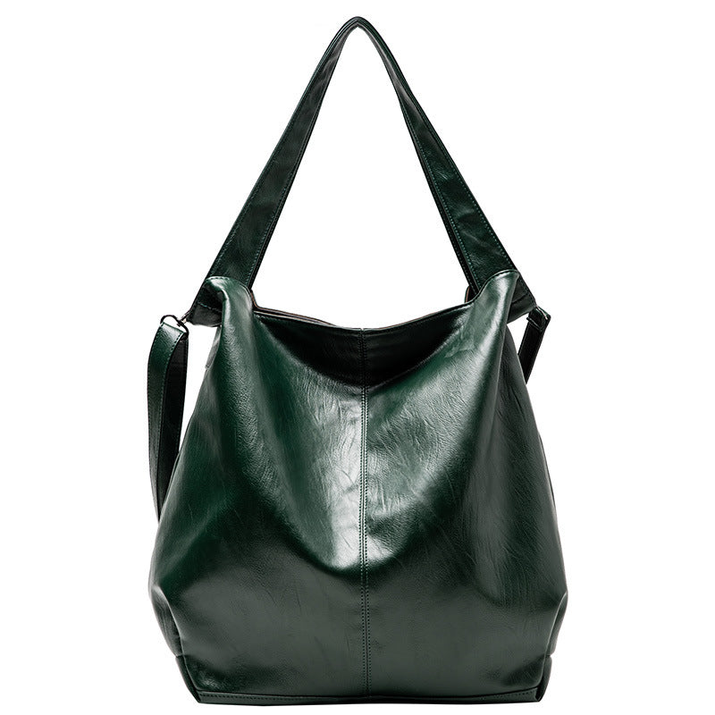 Durable Women's Korean Retro Hand-held Large Bags