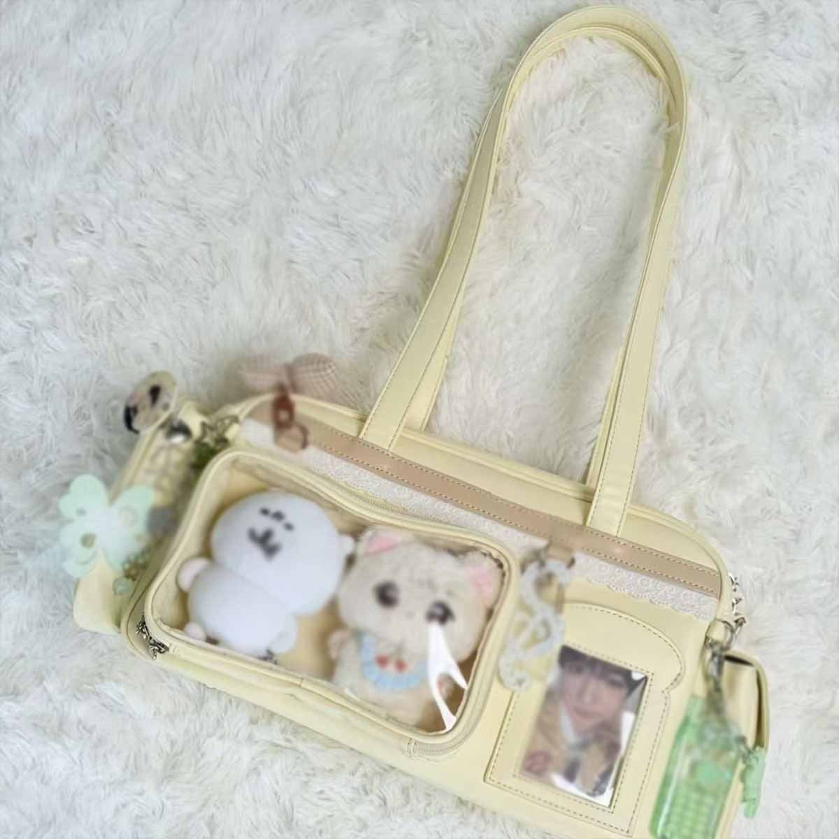 Motorcycle Cartoon Two-dimensional Storage Bracket Large Backpacks