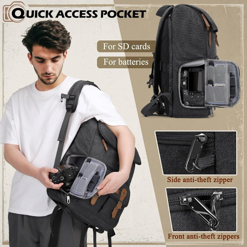Multifunctional For Graphy With Tripod Rain Photography Pack