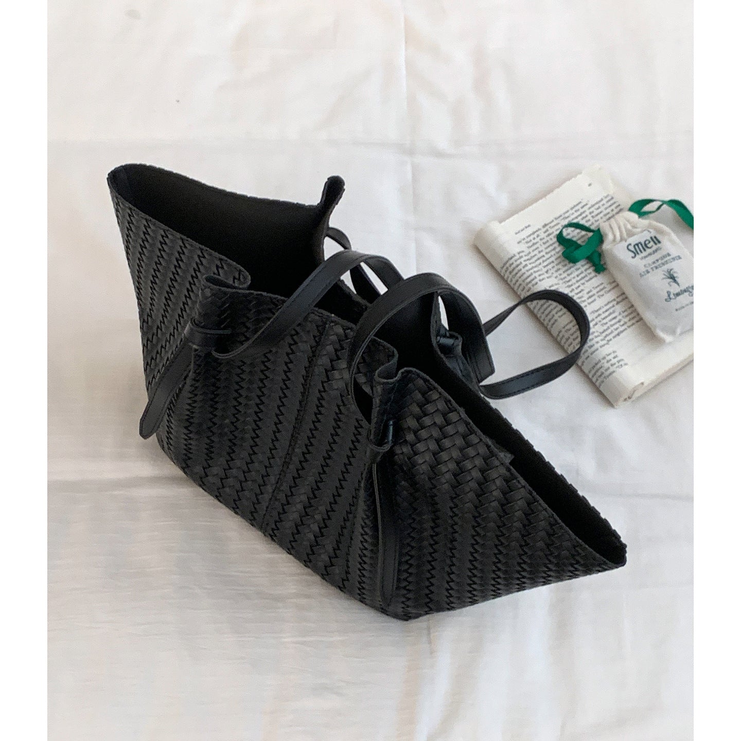 Women's Large Capacity Woven Vegetable Basket Simple Underarm Bag