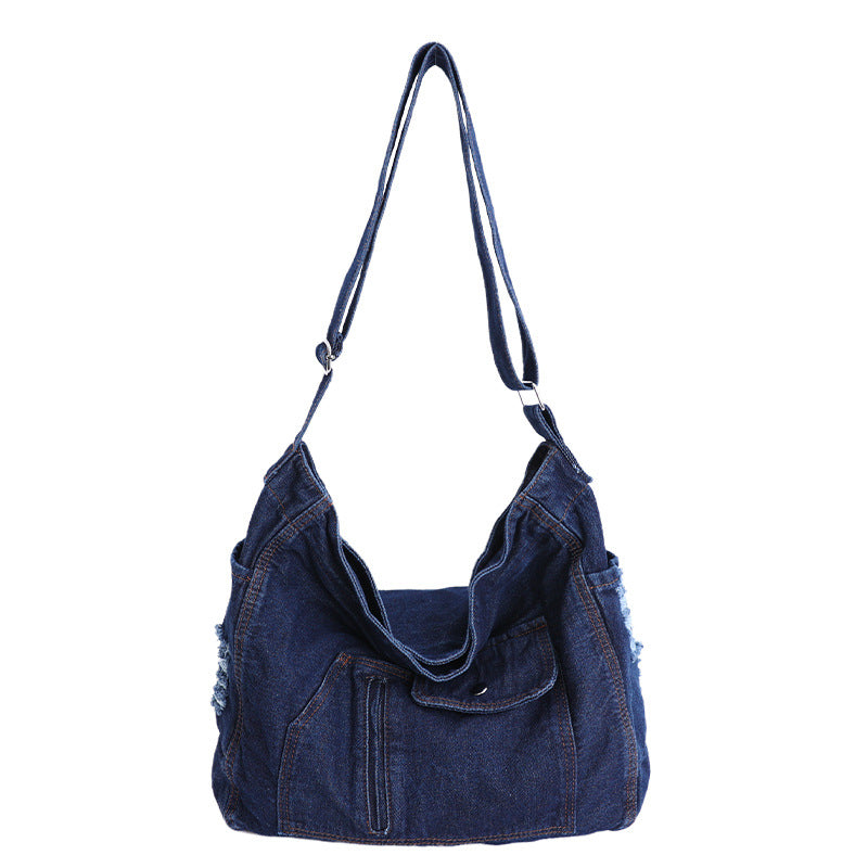 Women's Denim Fashion Large Capacity Commuter For Bags