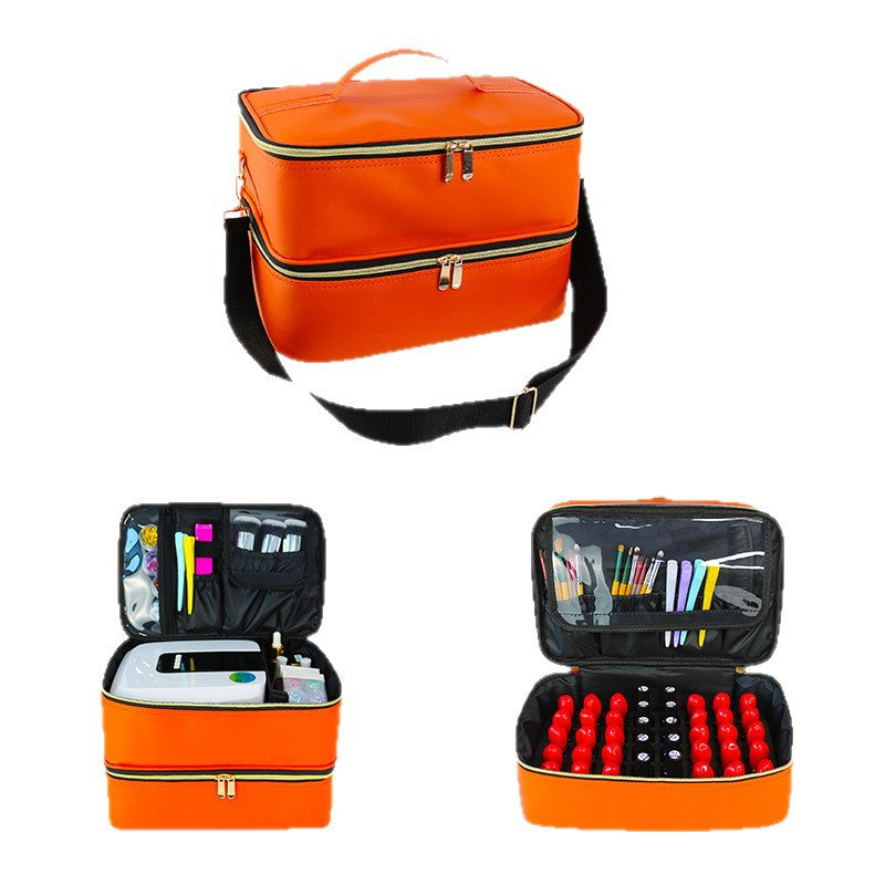 Large Capacity Tattoo Manicure Nail Polish Makeup Bag